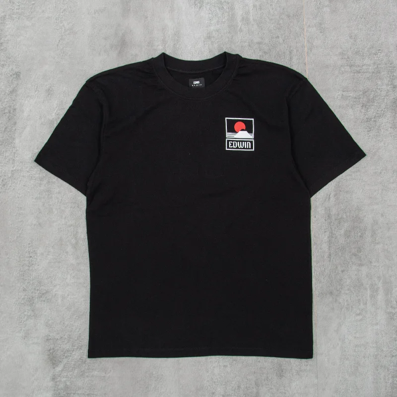 Edwin Sunset On Mt Fuji S/S Tee - Black