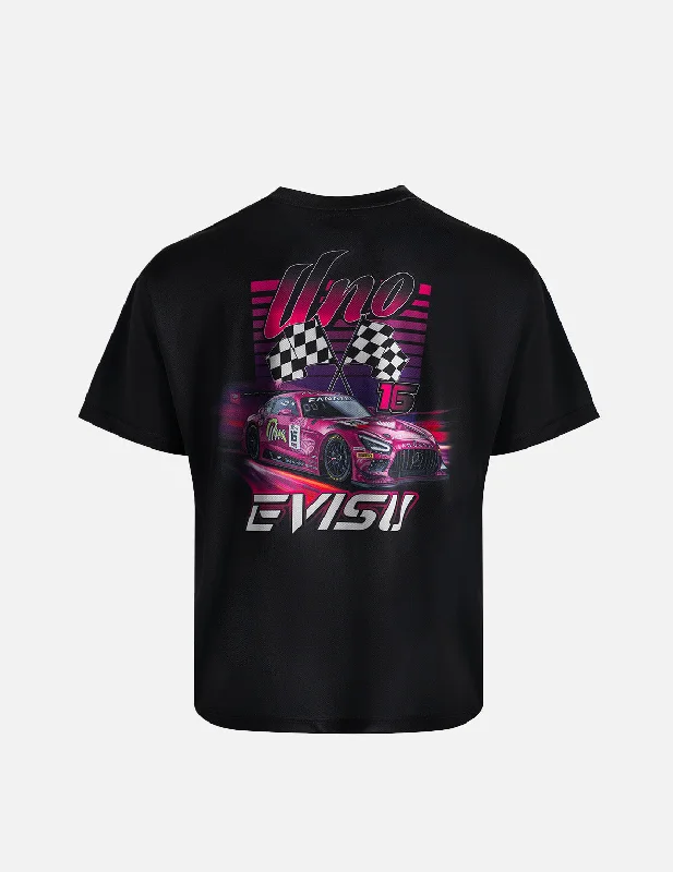 EVISU X UNO RACING LIMITED EDITION PRINT TEE