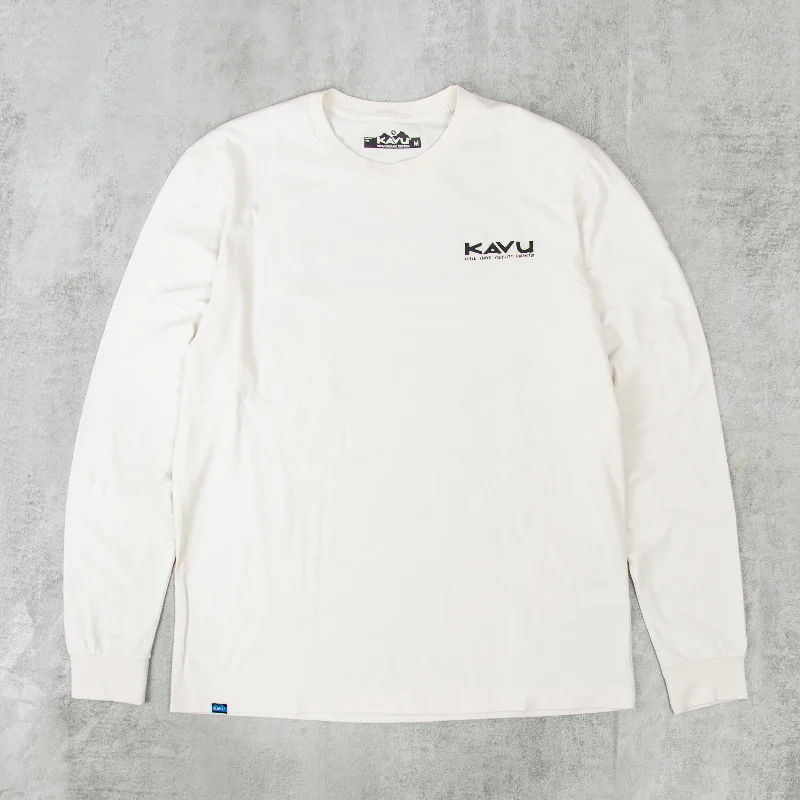 KAVU Etch Art L/S Tee - Off White