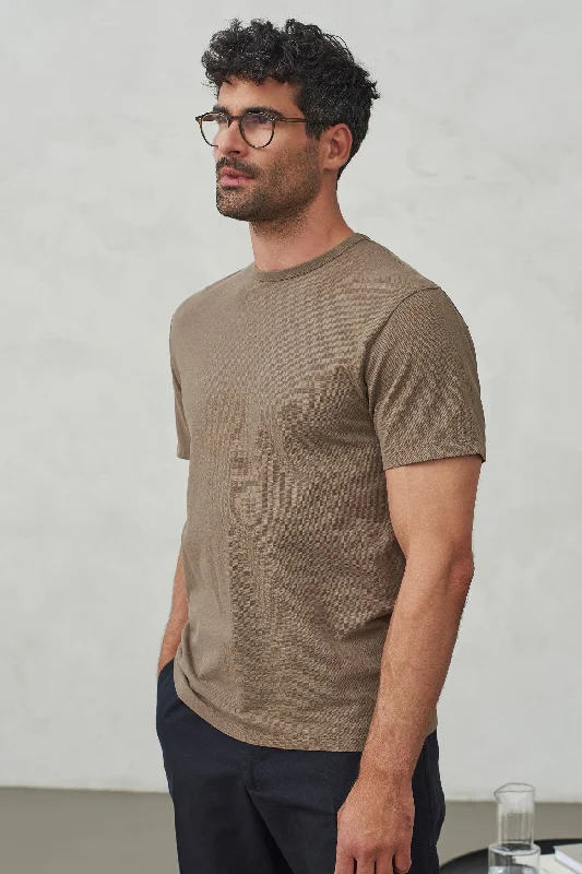 LIRON t-shirt eco pique walnut