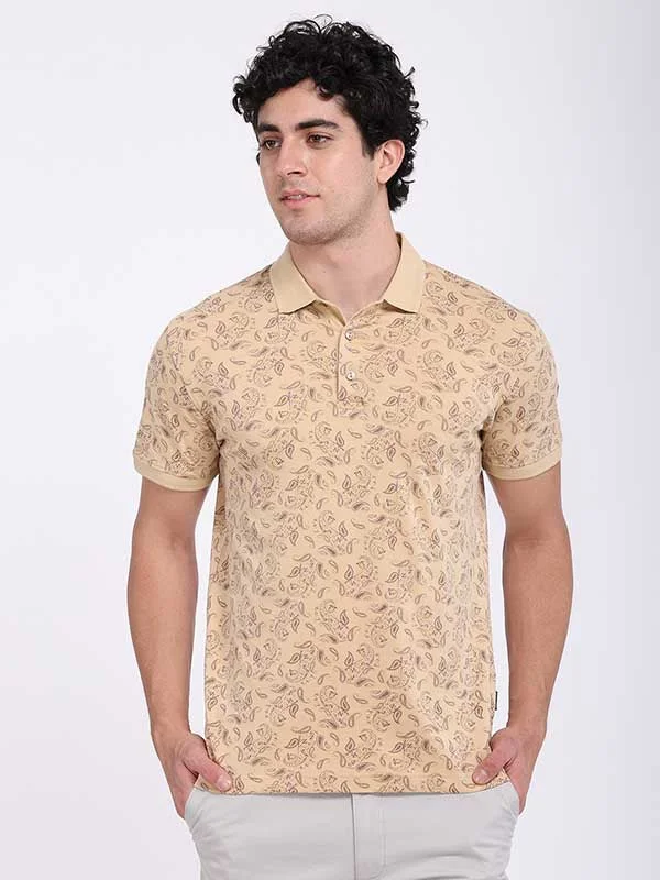 Men Printed Polo T-Shirt