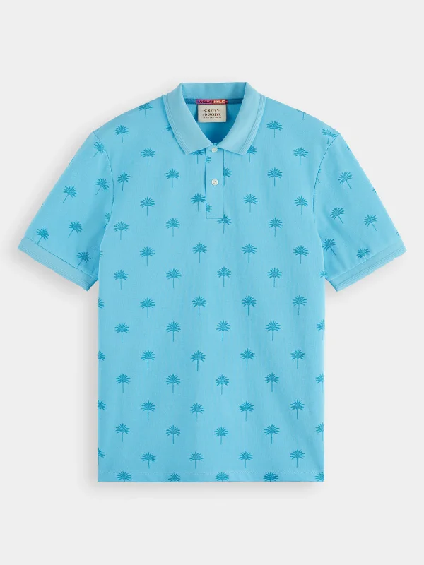 Mini all-over printed polo shirt