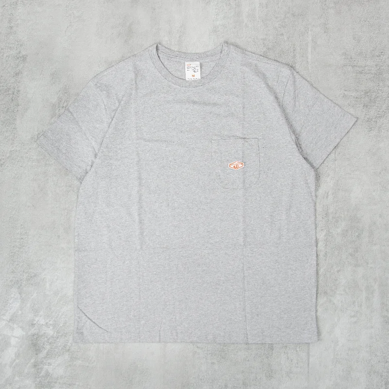 Nudie Leffe Pocket Tee - Grey Melange