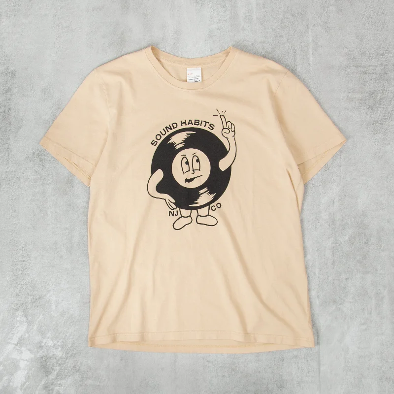 Nudie Roy Sound Habits Tee - Cream