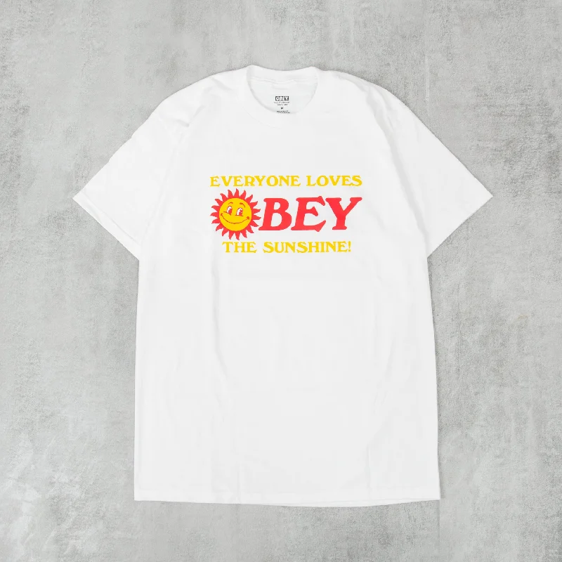 Obey Everyone Loves the Sunshine Tee - White