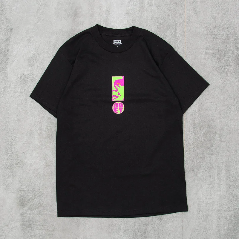 Obey Exclamation Tee - Black