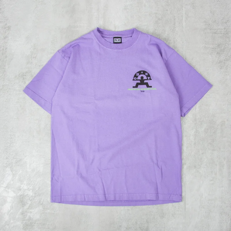 Obey Haus Musick Tee - Purple Flower