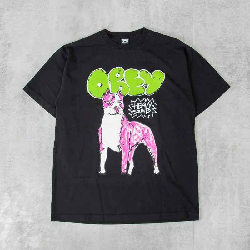 Obey Heavy Sound Tee - Off Black