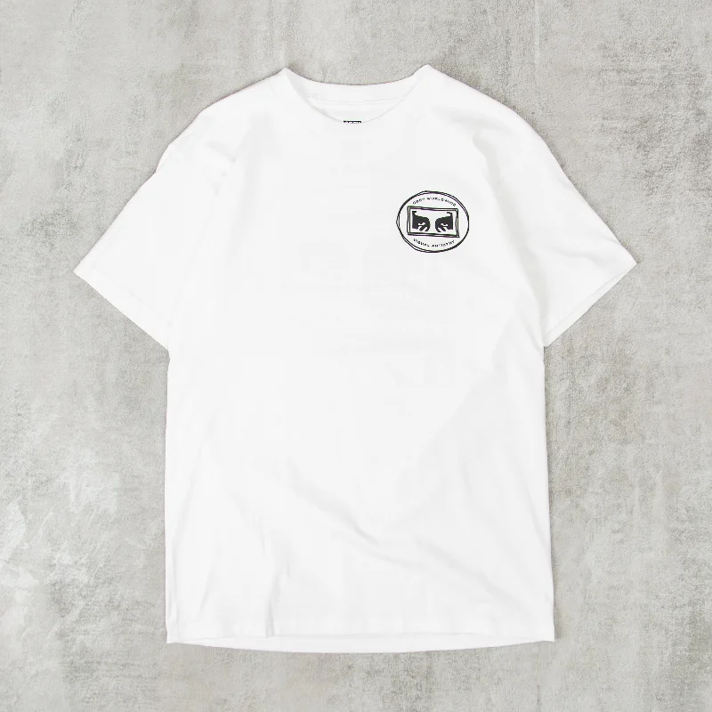 Obey In The Round Tee - White