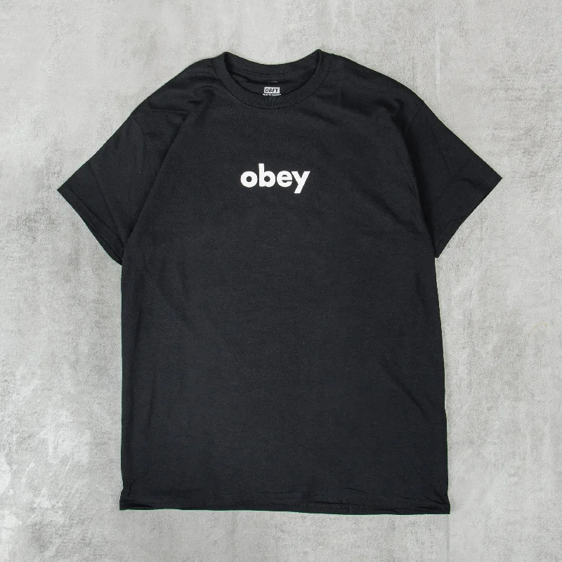 Obey Lower Case 2 Tee - Black