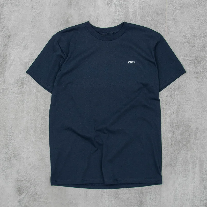 Obey Nature On The Run Tee - Navy