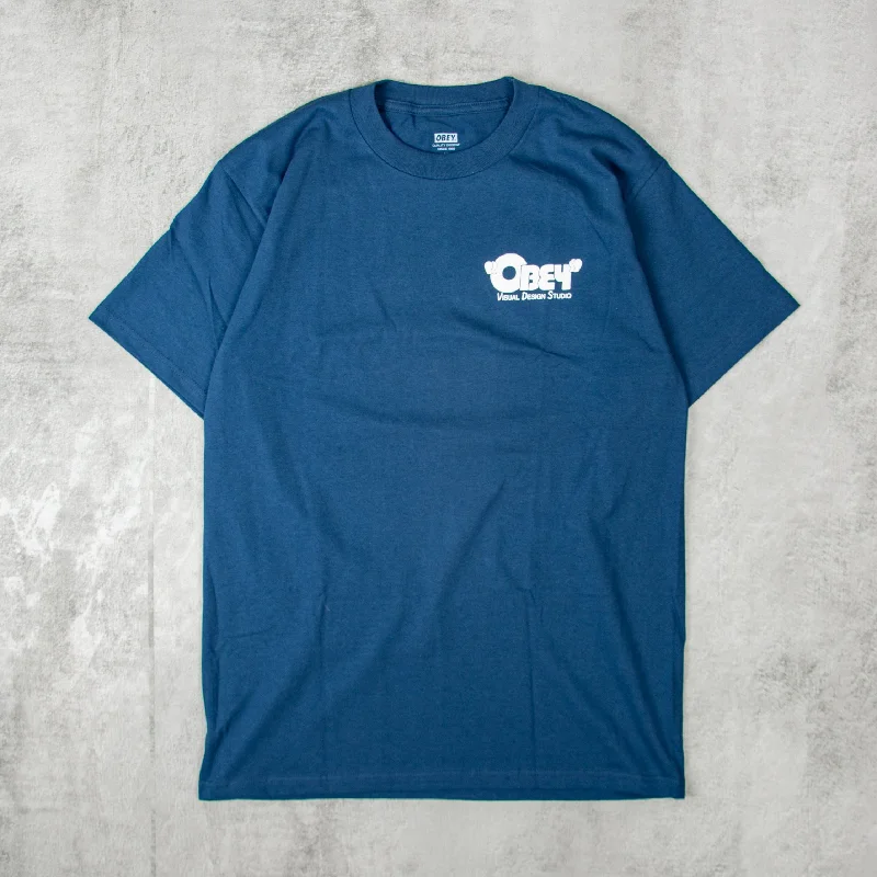 Obey Visual Design Studio Tee - Harbour Blue