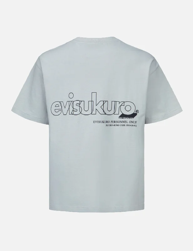 Outline Logo Print Boxy T-shirt