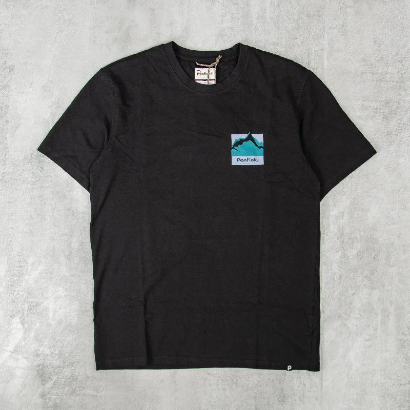 Penfield Mountain Scene Back Graphic Tee - Black