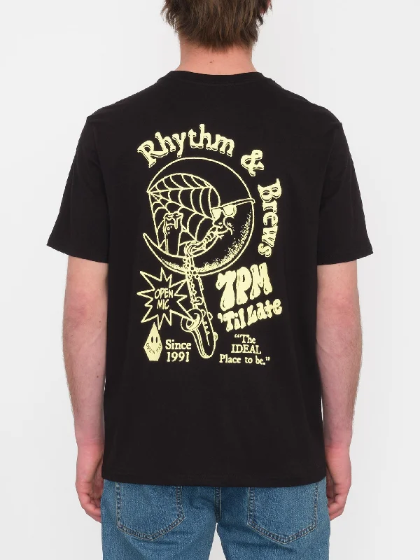 Rhythm 1991 T-shirt - BLACK