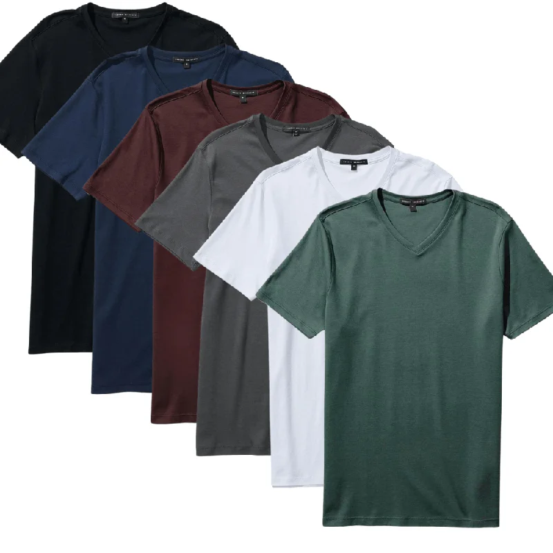 Robert Barakett V Neck T-Shirt - 23336V - Assorted Colours