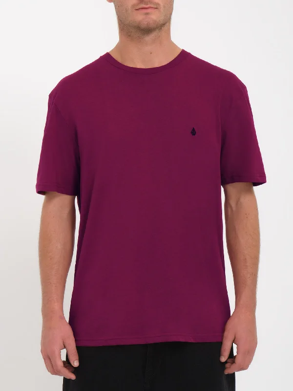 Stone Blanks T-shirt - WINE