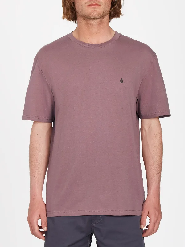 Stone Blanks T-shirt - BORDEAUX BROWN