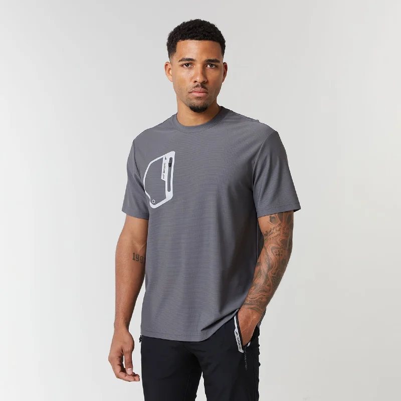 Tech Pocket T-Shirt | Dark Grey